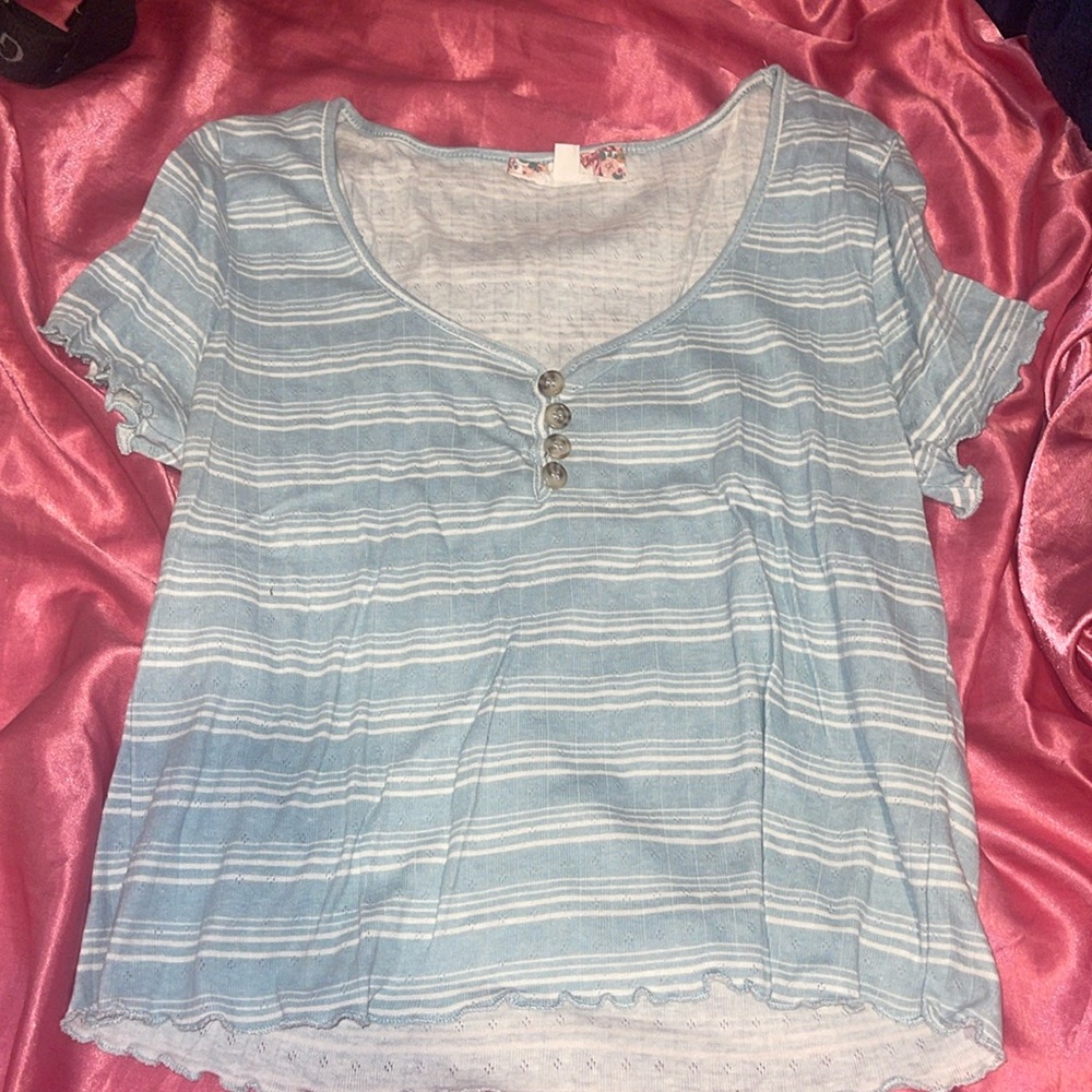Blue striped shirt never worn!
